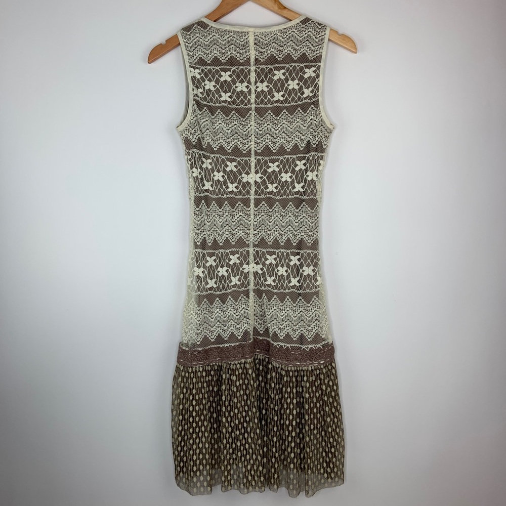 Anthropologie Areve Crochet Knit Dress Size Small - Picture 5 of 8